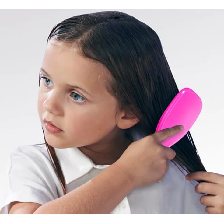 Tangle Teezer Mini The Ultimate Detangler Haarbürste, Rosa, sanft zu nassem Haar, zweistufige Zähne und bequemer Griff, ideal für Kinder und Reisen, reduziert Knoten und Haarbruch – Bild 4