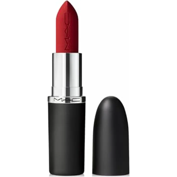 MAC Cosmetics MACximal Silky Matte Lipstick, Mattierender Lippenstift mit hoher Pigmentierung, Farbton Russian Red, 3,5 g