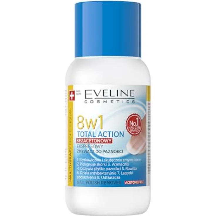 Eveline Cosmetics Nail Theraphy 8in1 Total Action NAGELLACKENTFERNER Acetonfrei, 150 ml – Bild 2