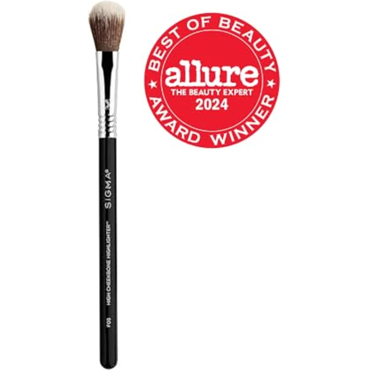 Sigma Beauty F03 - High Cheekbone Highlighter Puderpinsel mit abgekanteten Sigmax®-Fasern, tierversuchsfrei, 2-Jahres-Garantie – Bild 2