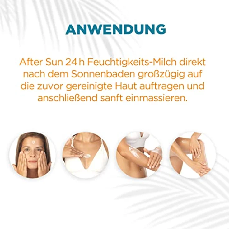 Garnier After Sun Lotion, Kühlende und beruhigende Bodylotion mit Aloe Vera, Ambre Solaire After Sun Beruhigende Feuchtigkeits-Milch, 1 x 400 ml – Bild 5