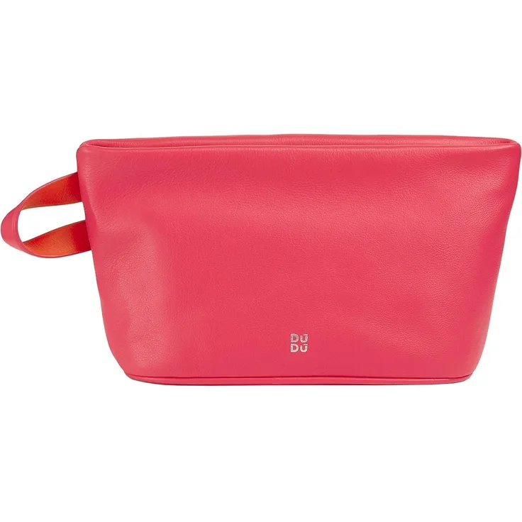 Dudu Necessaire Fuerteventura Kosmetiktasche Leder 28 cm, Rosa, 5 l Beauty Case