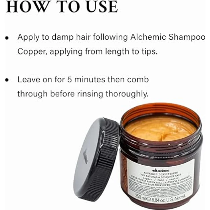 Davines Alchemic Farbconditioner copper 250 ml – Bild 4