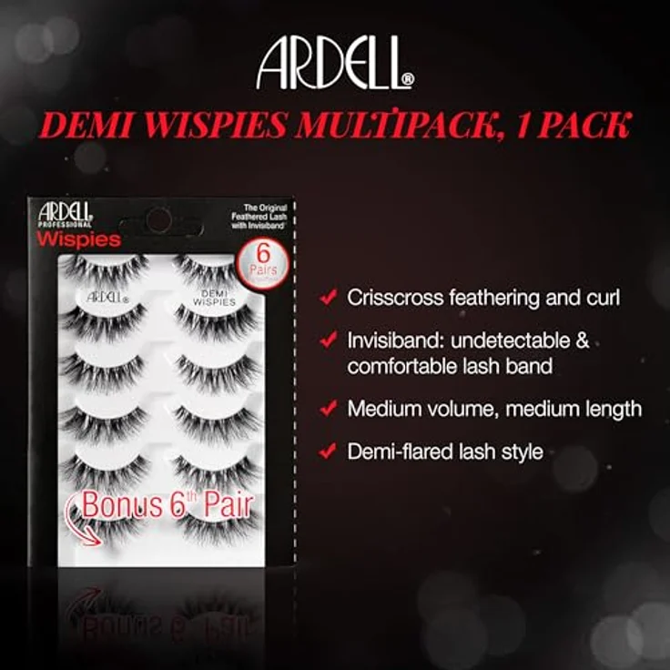 Ardell Wispies Multipack Demi Wispies Künstliche Wimpern – Bild 4