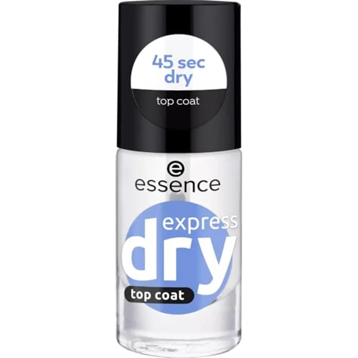 Essence Nagellack Express Dry Top Coat, farbloser Schnell-trocknender Decklack, 8 ml – Bild 1