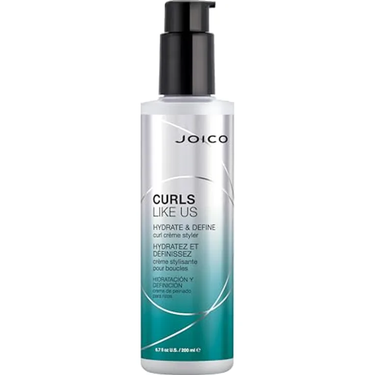 JOICO Curls Like Us Hydrate & Define, lockenverstärkende Styling-Crème mit Hitzeschutz bis 232°C, 200 ml