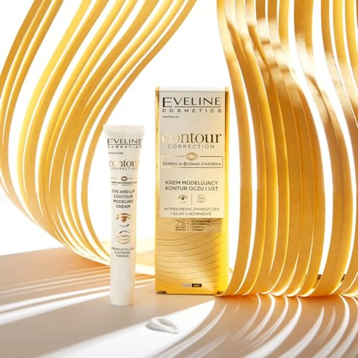 EVELINE COSMETICS NeoContour Faltenfüller und Straffende Creme mit Multi-Peptiden, Squalan & Koffein, Augenpflege zur Faltenreduktion und Hautstraffung – Bild 2