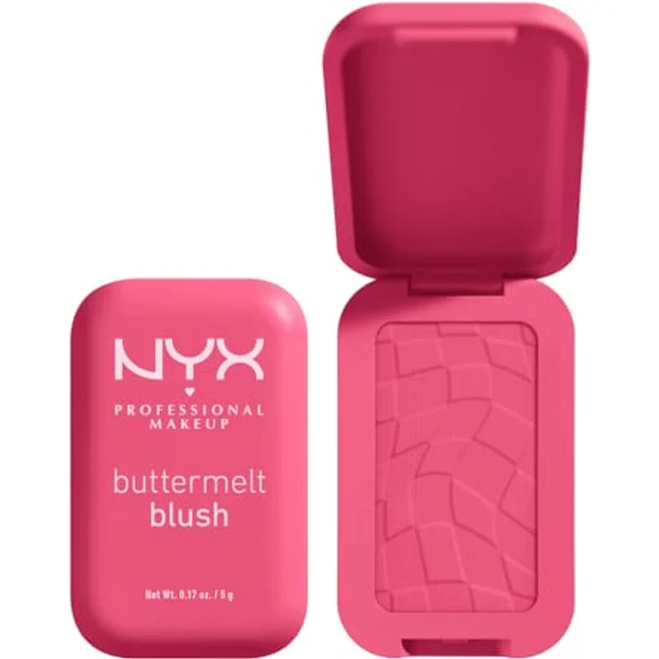 NYX Professional Makeup Buttermelt Blush Puderrouge, Farbton 08 Gettin Butta, 5 g, vegan mit langanhaltendem Effekt – Bild 1