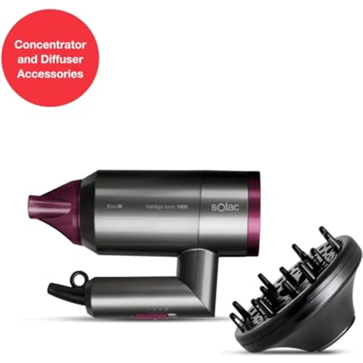 Fön Solac SV7015 2000W Eco Biegsam – Bild 3