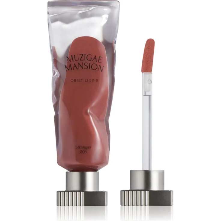 MUZIGAE MANSION Objet Liquid, langanhaltender flüssiger Lippenstift mit Matt-Effekt, Farbton 003 Stranger, 6 ml