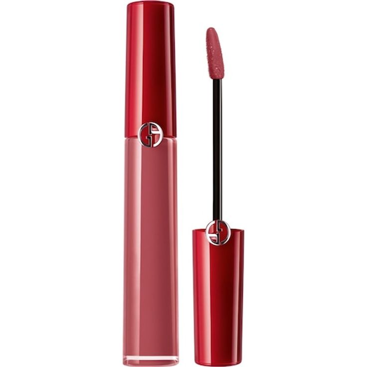 Armani Lip Maestro Liquid Lipstick, verführerisches Rot, 6,5 ml, langanhaltende, hydratisierende Formel mit matt-metallic Effekt