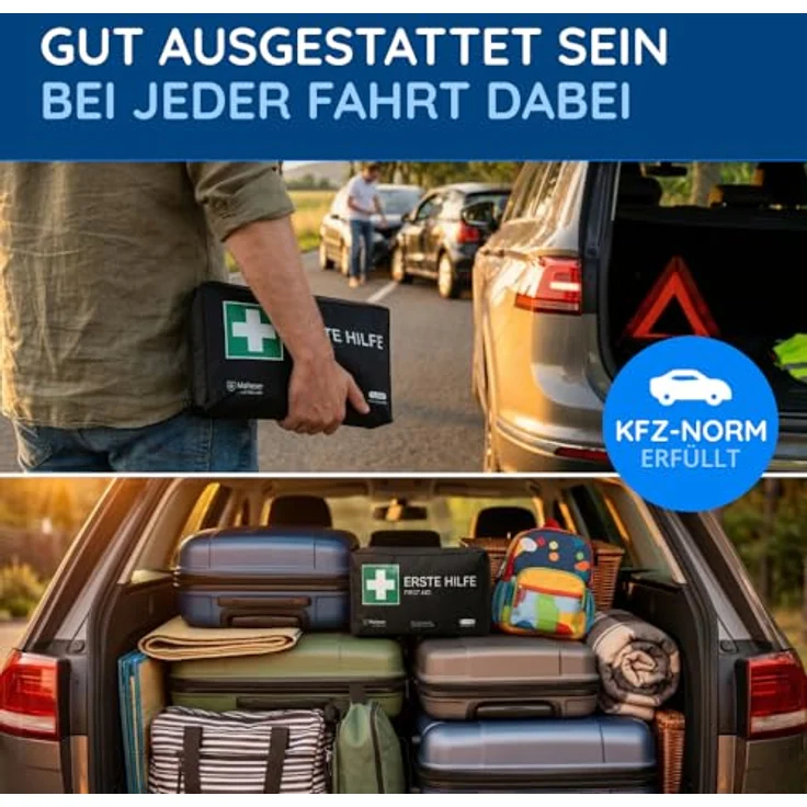 Flexeo KFZ Verbandtasche inkl. Füllung nach DIN 13164 – Bild 10