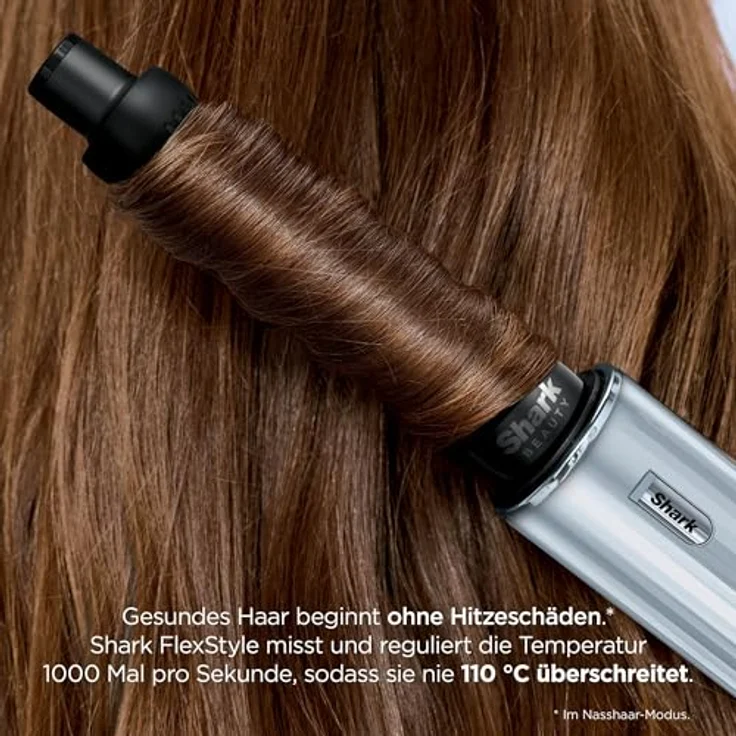 Shark FlexStyle Limited Edition Glacial Blue 6-in-1 Haarstyler und Haartrockner, mit Aufbewahrungsbox und 6 Zubehörteilen [HD476WHEU] – Bild 2