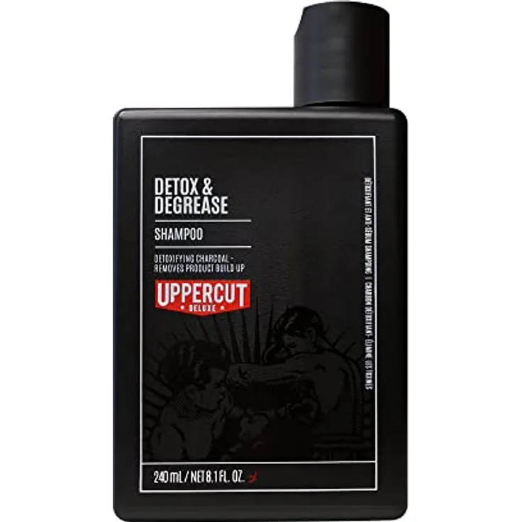 Uppercut Deluxe Detox & Degrease Shampoo Reinigungsshampoo für schnell fettendes Haar 240 ml