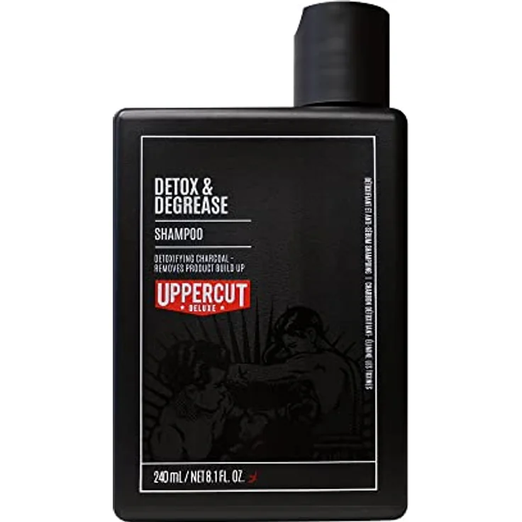 Uppercut Deluxe Detox & Degrease Shampoo Reinigungsshampoo für schnell fettendes Haar 240 ml – Bild 1