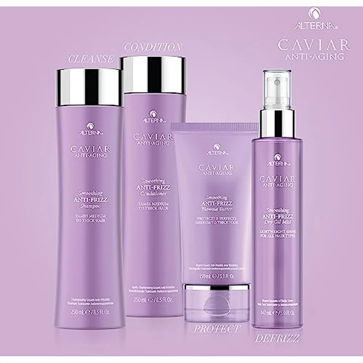 Alterna Caviar Anti-Frizz Smoothing Blowout Butter 150 ml für Krauses Haar, Widerspenstiges Haar geeignet – Bild 6
