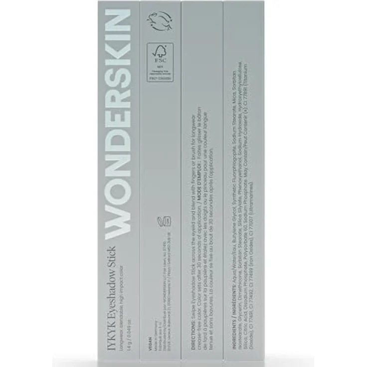 WONDERSKIN IYKYK Lidschatten-Stift, Farbton Green Smoke, 1.4 g, vegan, intensiv pigmetiert mit Glitzereffekt – Bild 9