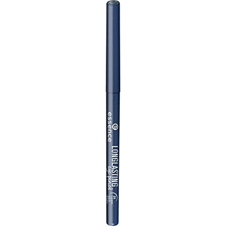 essence cosmetics LONG-LASTING eye pencil Nr. 26 deep-sea baby, blauer Kajal, langanhaltend, vegan, nanopartikel- und parfümfrei (0,28g) – Bild 1