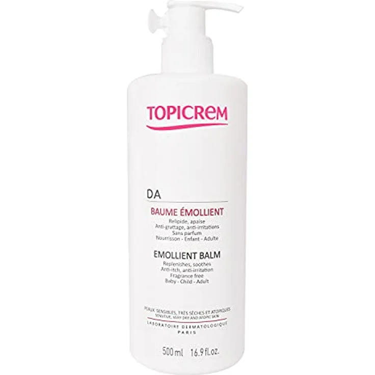 Topicrem DA Emollient Balm Weichmachender Körperbalsam für atopische Haut 500 ml  – Bild 4