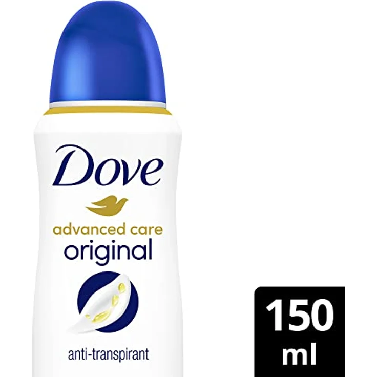 Dove Advanced Care Anti-Transpirant Deo-Spray Original schützt 72 Stunden vor Körpergeruch und Achselnässe mit Skin Hydration Technology 150 ml 1 Stück – Bild 2