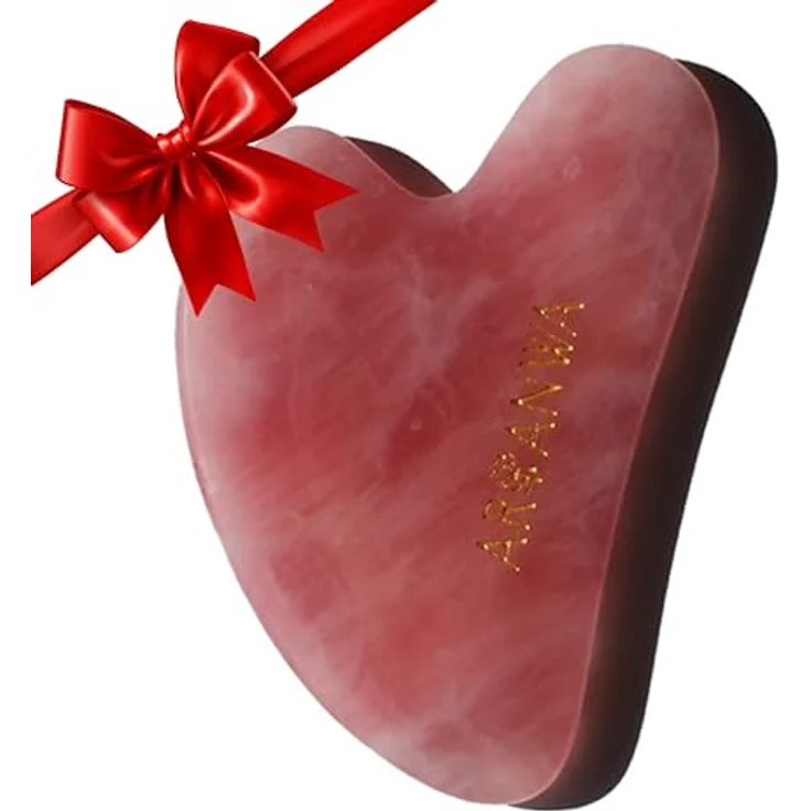ARI ANWA Skincare Gua Sha Rosenquarz – Bild 2