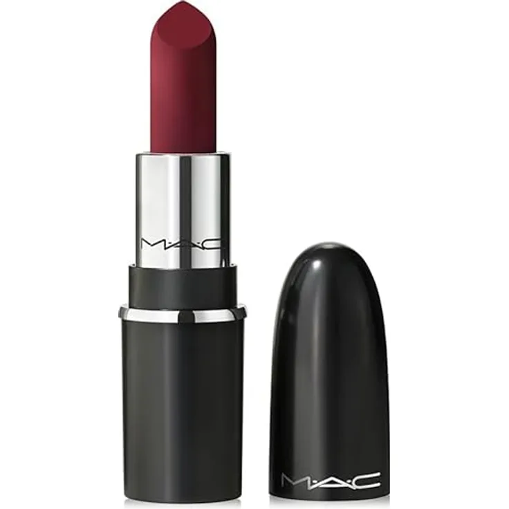 MAC Cosmetics Mini MACximal Silky Matte Lipstick, Mattierender Lippenstift in Farbton Diva, 1,7 g mit cremiger Textur und Langzeiteffekt