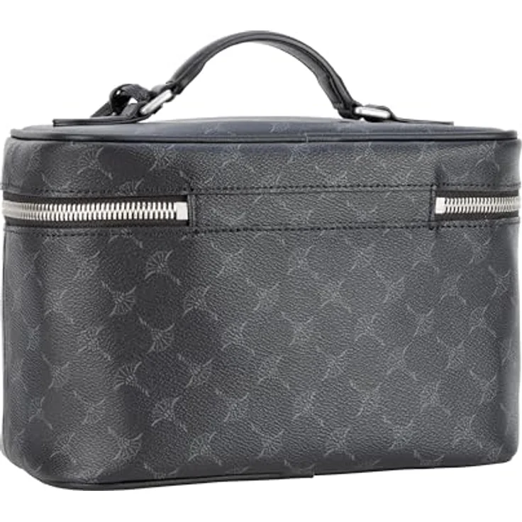 JOOP! Cortina 1.0 Flora Washbag, Kosmetiktasche aus Baumwolle, 25 x 18 x 14 cm, Schwarz – Bild 3