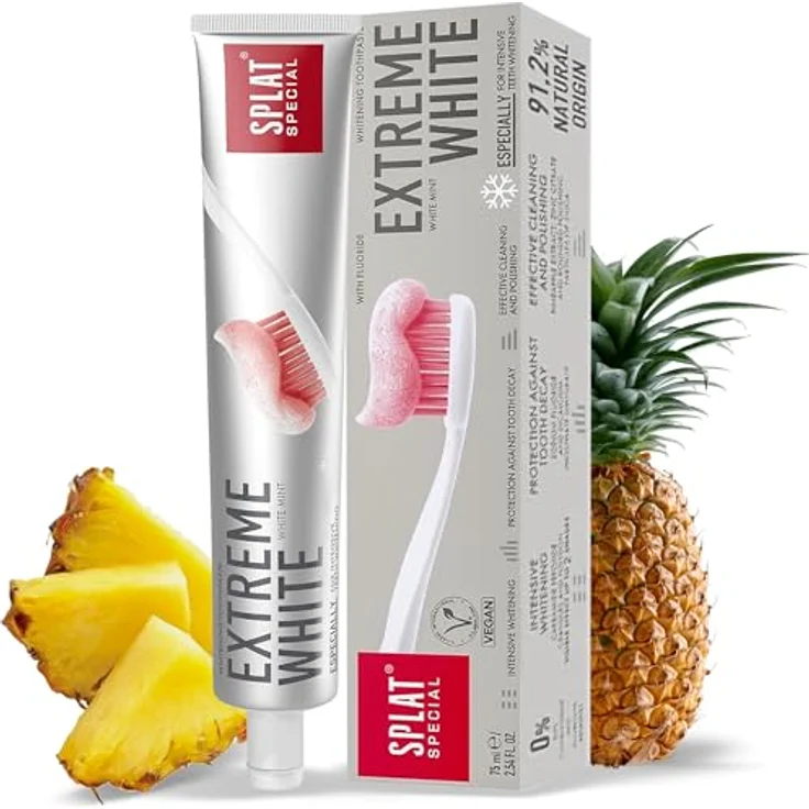 Splat Extreme White mit Whitening-effekt für weißere Zähne, 75 ml – Bild 2