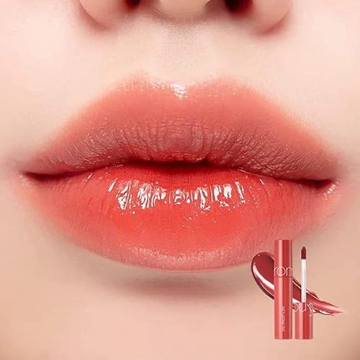 rom&nd Saftige dauerhafte Tönung 5,5g, hochpigmentierte Lippenfarbe in Jujube, langanhaltender Glanz – Bild 2