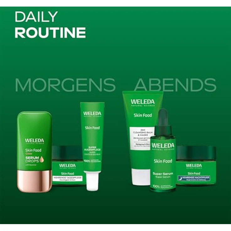 Weleda Bio Skin Food Super Augenpflege, Augencreme mit Koffein, Hyaluronsäure & Phytosqualan, reduziert Augenringe und Schwellungen, vegan, 12ml – Bild 5