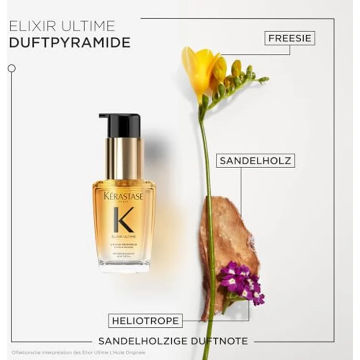 Kérastase Huile Originale Elixir Ultime, Haaröl für trockenes Haar, pflegend, nährend, 30 ml – Bild 5