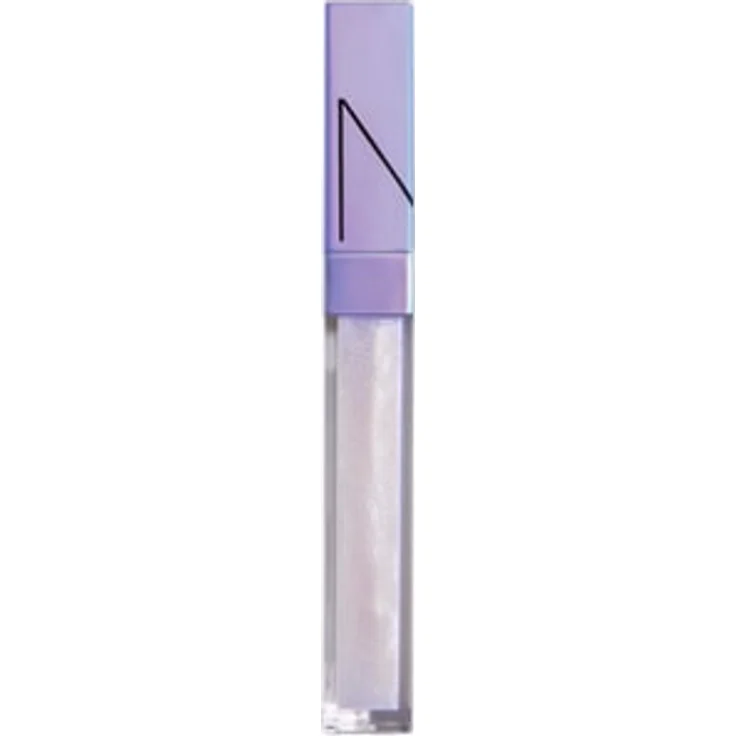 NARS Afterglow Lip Shine Lipgloss, schimmernder Gloss mit violettem Schimmer, Farbe Intergalactic, 8 Stunden Feuchtigkeit
