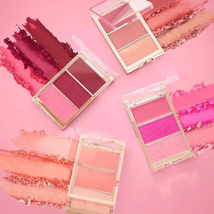 Revolution Icon Palette Blush 2,8 g, Rouge für einen makellosen Teint, vielseitige Farbauswahl – Bild 7