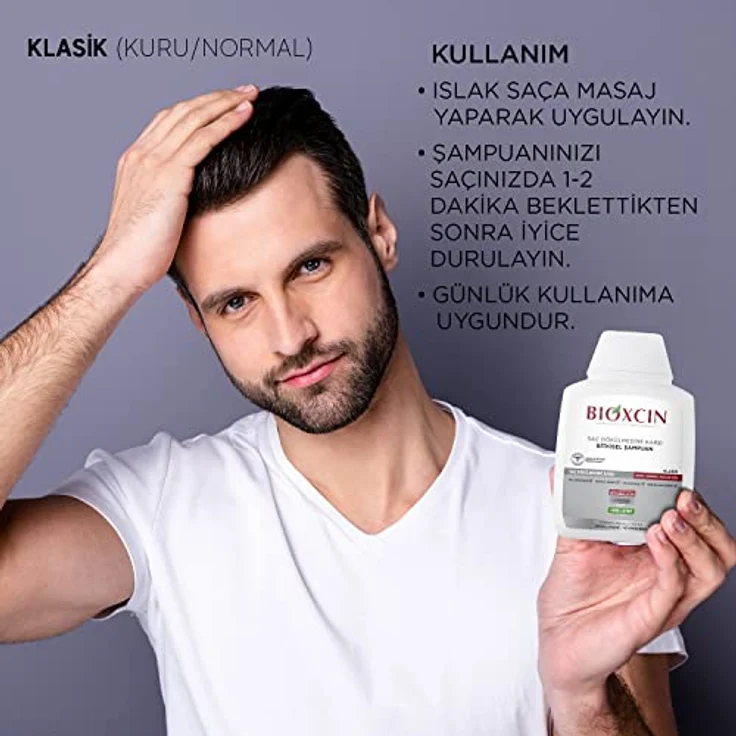 Bioxcin Shampoo gegen Haarausfall | Natürliches Shampoo für Normales & Trockenes Haar (300 ml) | Mit BIOCOMPLEX B11 & Liposomen | Stärkt & Verhindert Haarausfall – Bild 3