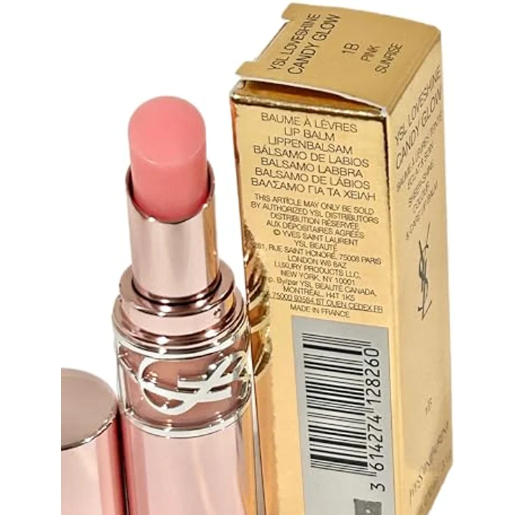 Yves Saint Laurent Loveshine Candy Glow Tönungsbalsam für die Lippen 1B Pink Sunrise, feuchtigkeitsspendend, 3,1 g – Bild 4