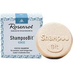 Rosenrot Naturkosmetik - ShampooBit® - Kokos - 55g - Für normales, leicht fettiges Haar - Zaubert strahlenden Glanz