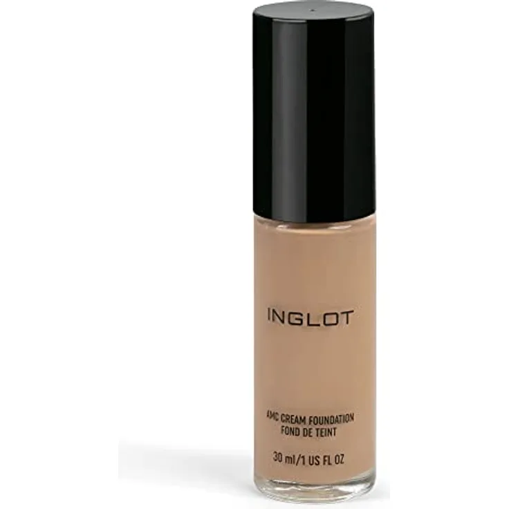 Inglot AMC Cream Foundation 30 ml MW100, wasserfeste Foundation mit mattem Finish und reflektierenden Pigmenten