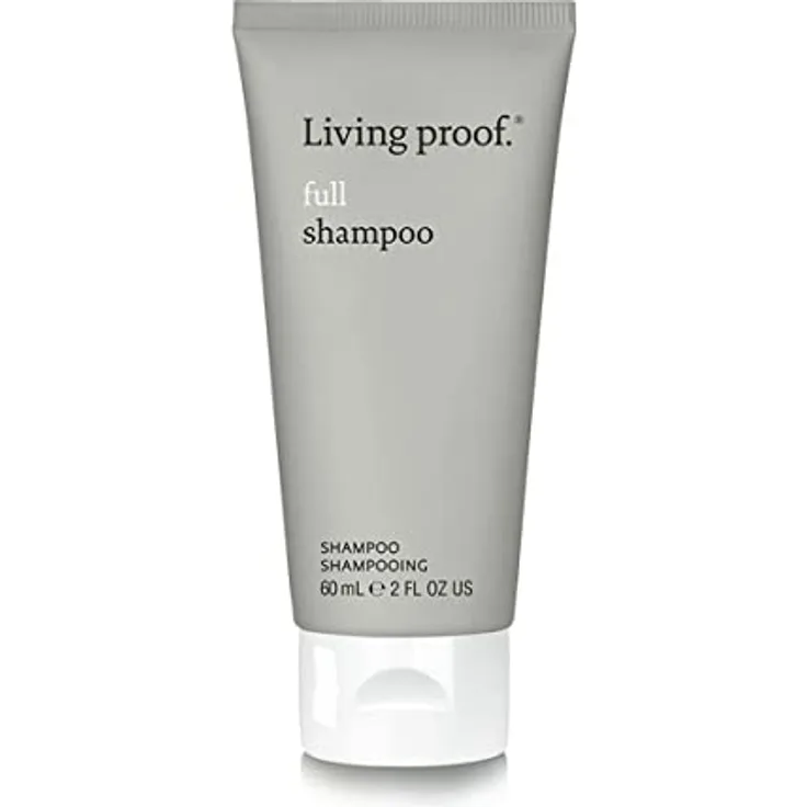Living Proof Full Shampoo | Tiefenreinigungsshampoo für Volumen, Schwung und Geschmeidigkeit | Für volles, dickeres Haar, pflegt und entwirrt | Vegan, ohne Parabene, Silikone, Sulfate | 60ml