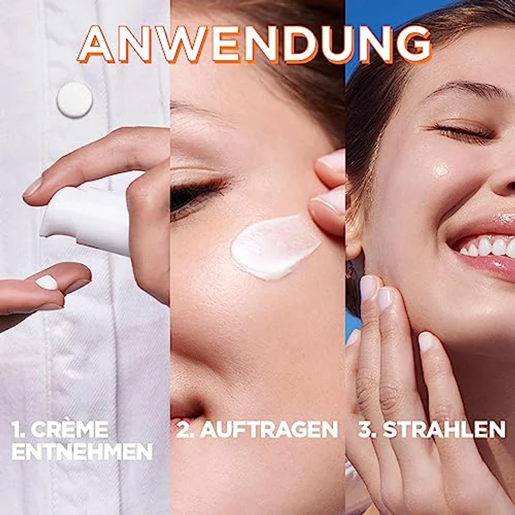 GARNIER SkinActive Vitamin C 2 in1 Glow Booster Serum Crème Gesichtsserum 50 ml – Bild 5