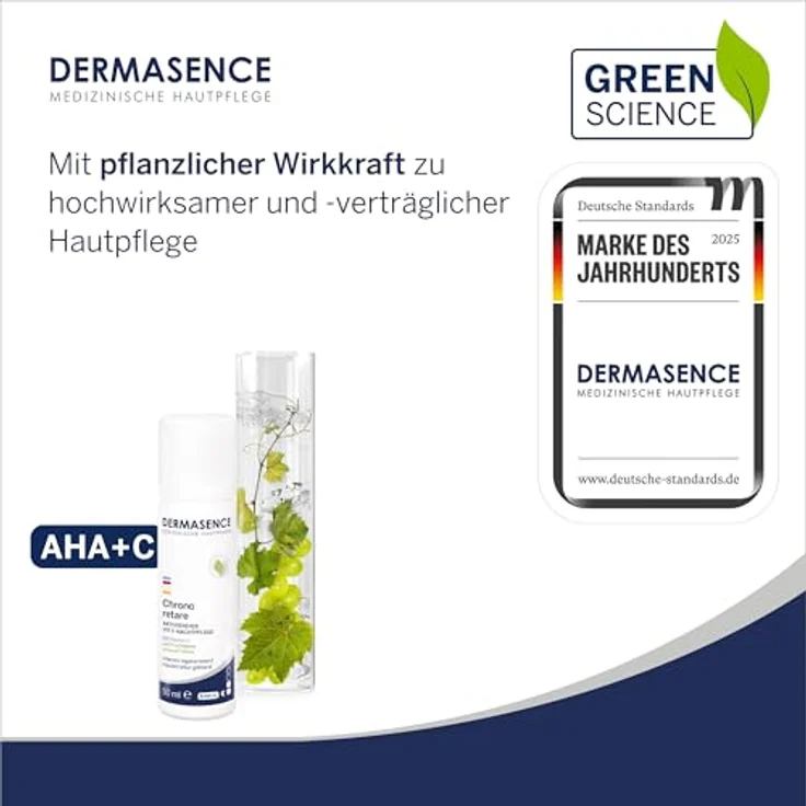 DERMASENCE Chrono Retare VIT-C Nachtpflege, 50 ml, Anti-Aging Nachtcreme mit Vitamin C & Fruchtsäure, parfümfrei, für reife Haut – Bild 2