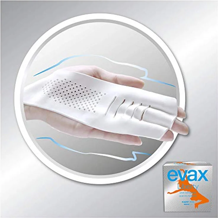 Evax Liberty compresas super mit Flügel 10 Stück Damenbinden – Bild 6