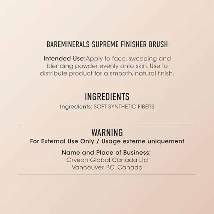 Bare Minerals Supreme Finisher Puderpinsel, 100 g – Bild 3