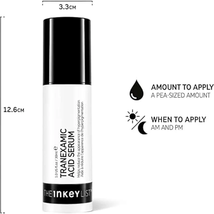 The INKEY List 2 % Tranexamic Acid Serum zur Reduzierung von Hyperpigmentierung und zur Bekämpfung ungleichmäßiger Flecken und dunkler Flecken 30 ml - Preisvergleich – Bild 3