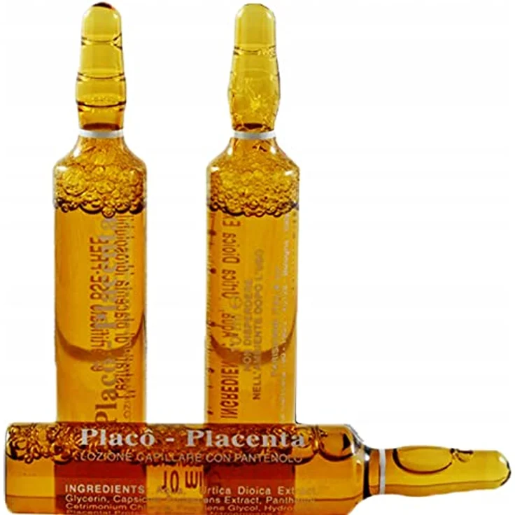 Placenta Placo Ampullen, gegen Haarausfall, intensive Behandlung, 12 x 10 ml – Bild 4