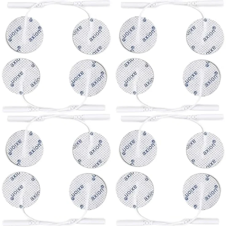 Axion Elektrodenpads für TENS EMS Geräte, selbstklebend, Ø 3.2cm, 16 St., optimal für Gesicht und Hände – Bild 1