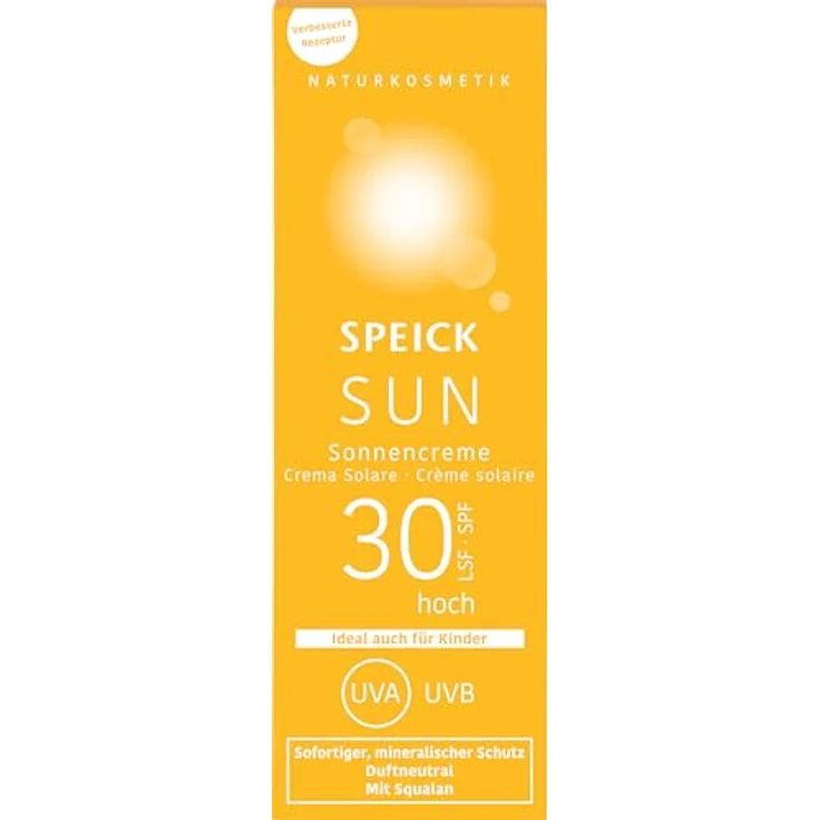 Speick Sun Sonnencreme LSF 30 | Feuchtigkeitsspendend | Naturkosmetik (COSMOS) | Zinkoxid | 60 ml – Bild 2