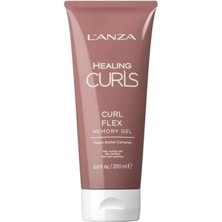 L'ANZA Healing Curls Curl Flex Memory Gel, pflegendes Locken-Gel für starken, lang anhaltenden Halt, ohne Sulfate und Parabene, 200 ml