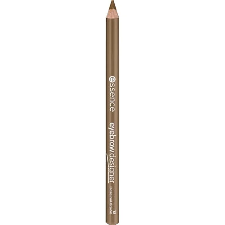 essence cosmetics eyebrow DESIGNER, Augenbrauenstift Nr. 12 hazelnut brown, vegan, Mikroplastikfrei, mit Bürstchen (1g) – Bild 2