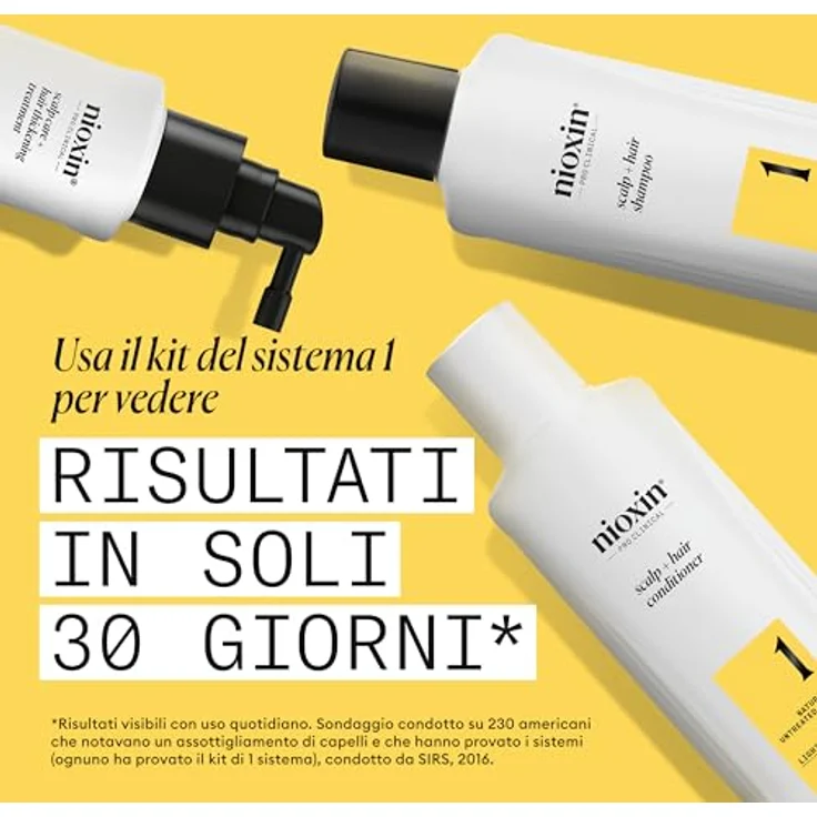 NIOXIN System 1 - Stärkender Conditioner für Haar und Kopfhaut - mit Niacinamid (300 ml) – Bild 3