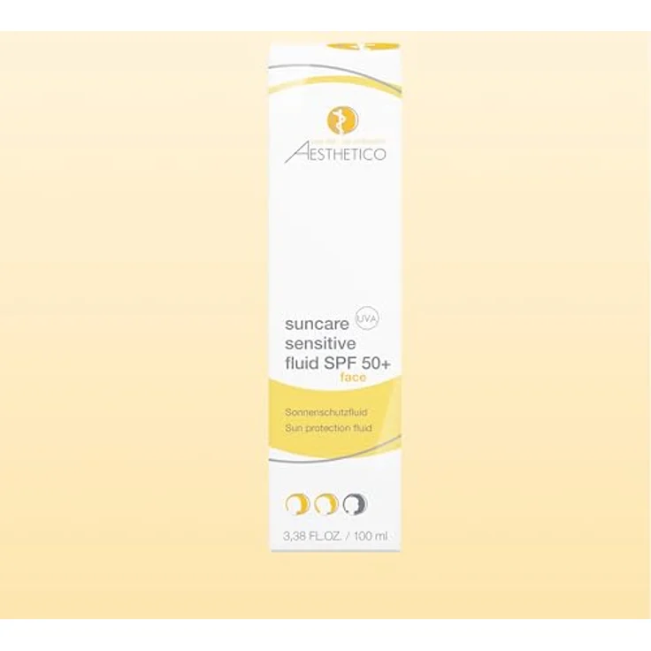 Aesthetico Suncare Sensitive Fluid LSF 50 100 ml – Bild 3